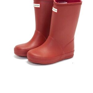 Kids Hunter Classic Red Waterproof Boots Size 10M